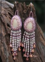 Earrings "Nights in White Satin"